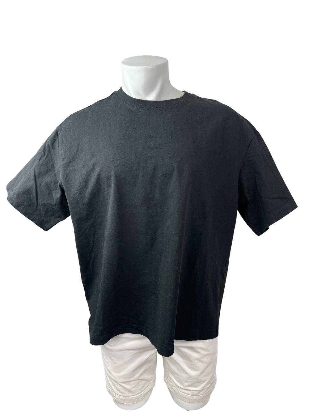 H&M Men's Black Short Sleeve Crew Neck Casual Basic T Shirt Tee Top Size XXL
